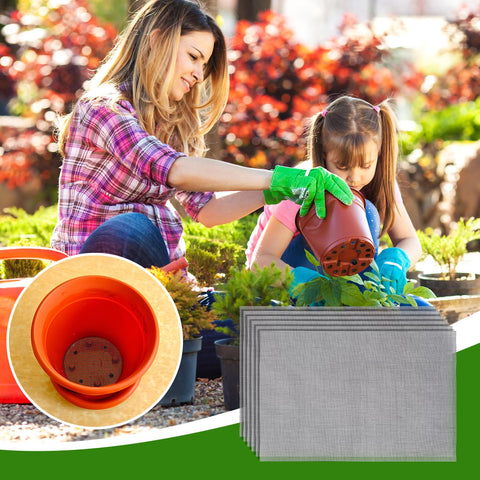 Lasuroa lightweight drainage mesh pad reduces pot weight and handling effort.