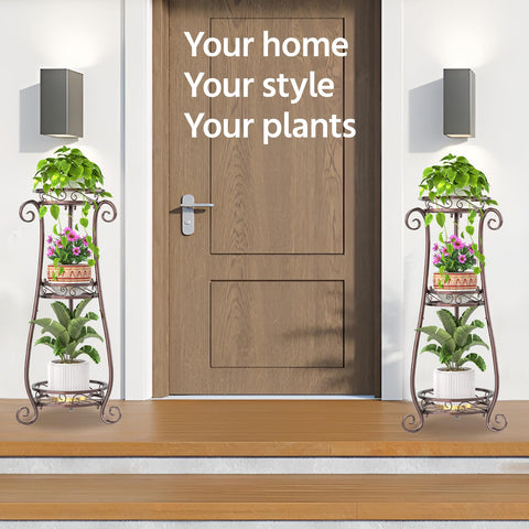 LASZOLA 3-tier bronze plant stand gift-ready packaging appeals to garden lovers.