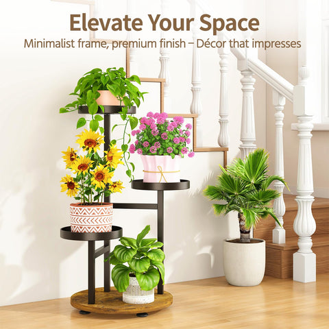 LASZOLA waterproof rust-resistant finish keeps the stand looking new in humid rooms