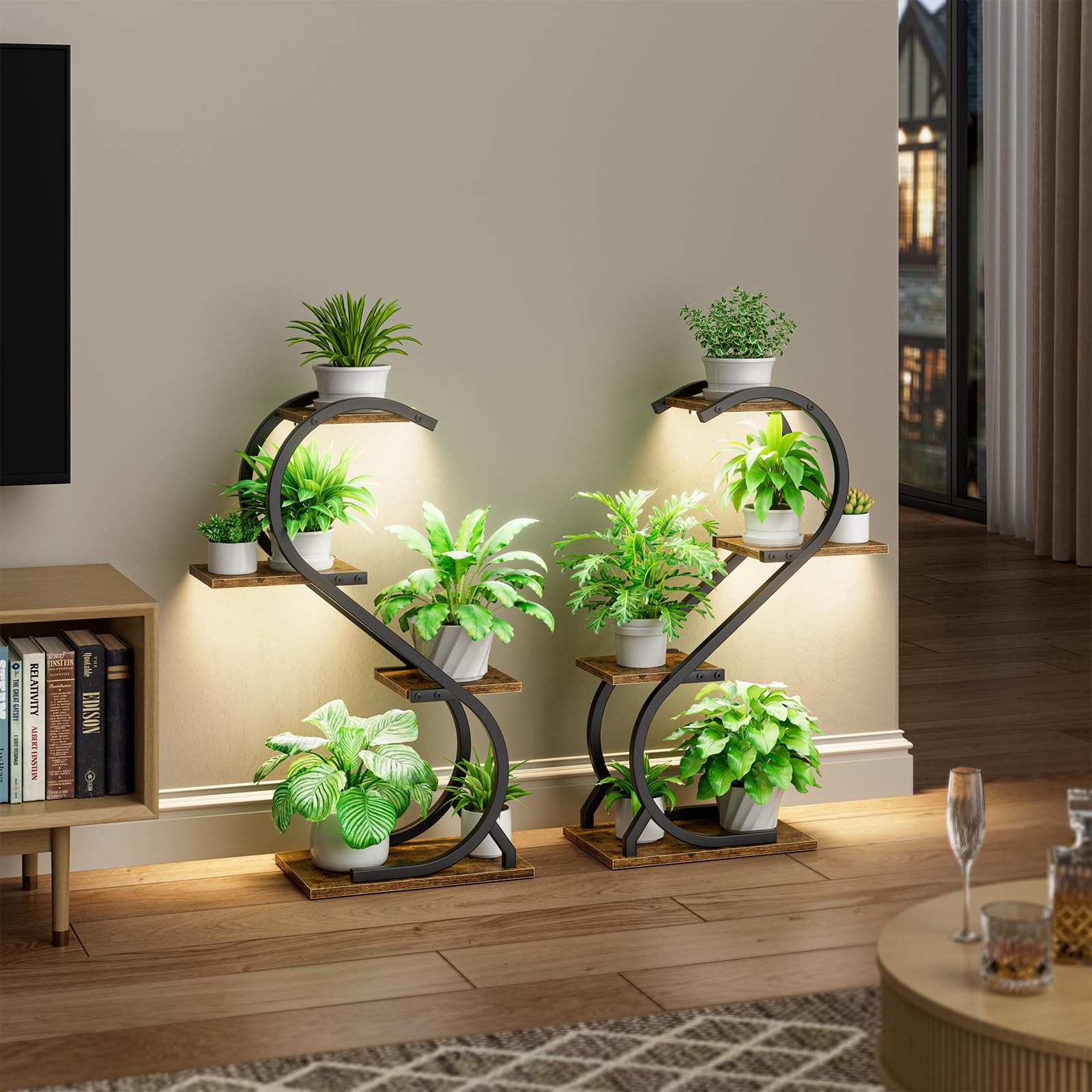 LATIBELL indoor garden shelf elevates living room or balcony decor