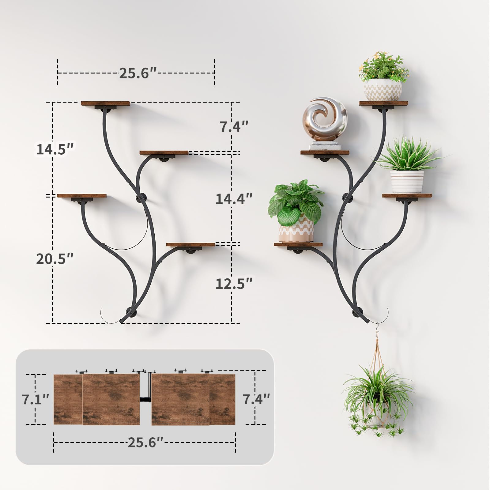 LATIBELL wall planter suitable for indoor and sheltered outdoor spaces