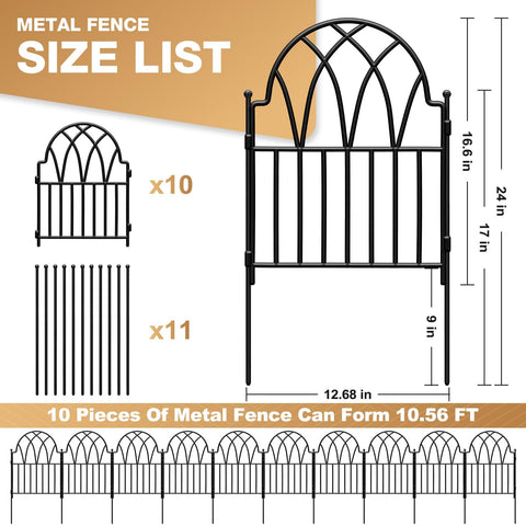 LATIHUUM arch garden fence panel close-up shows welded metal construction for durability.