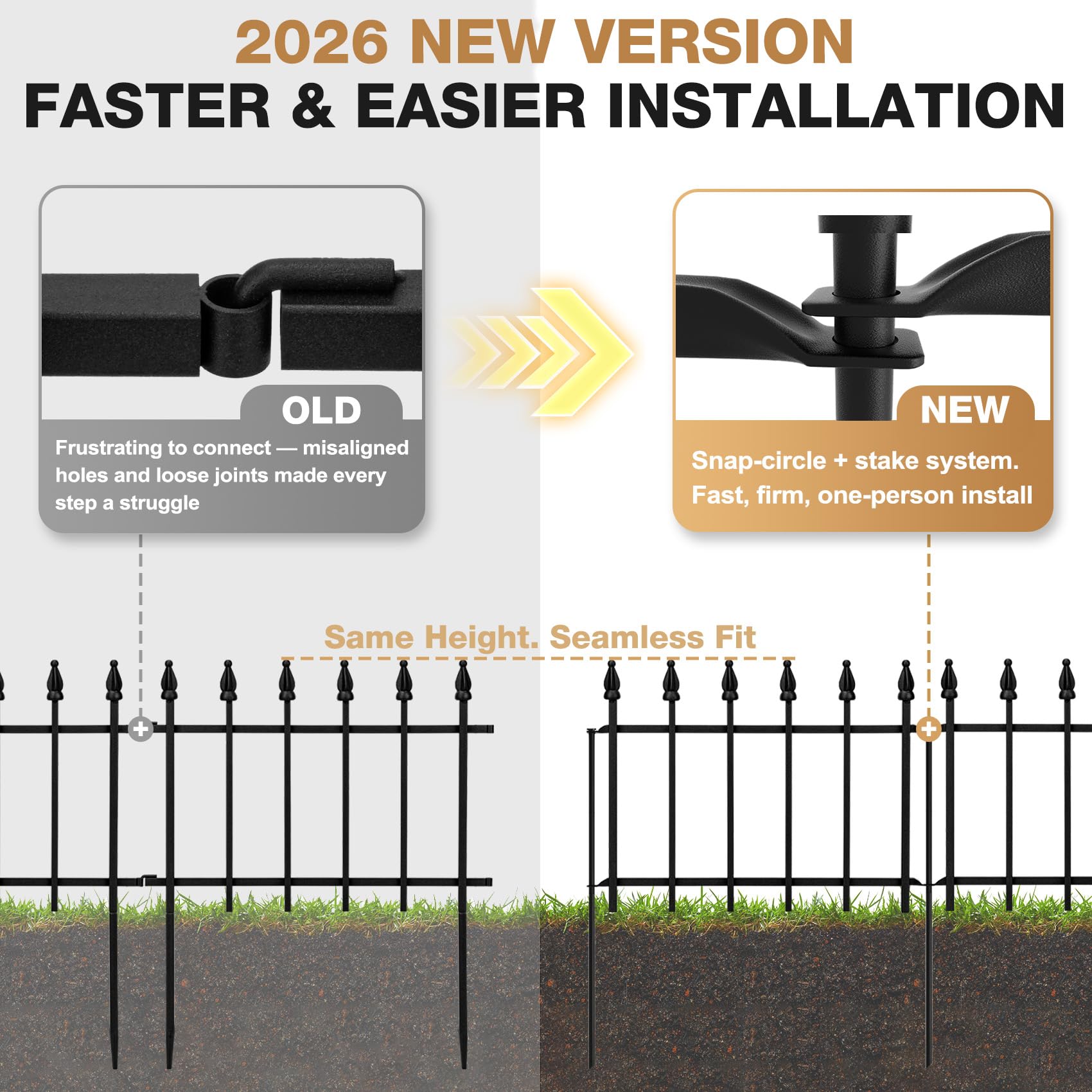 LATIHUUM heavy-duty 10mm frame fence showing enhanced stability.