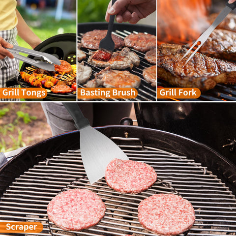 Latiret basting cover concentrates heat for faster, mess-free outdoor cooking