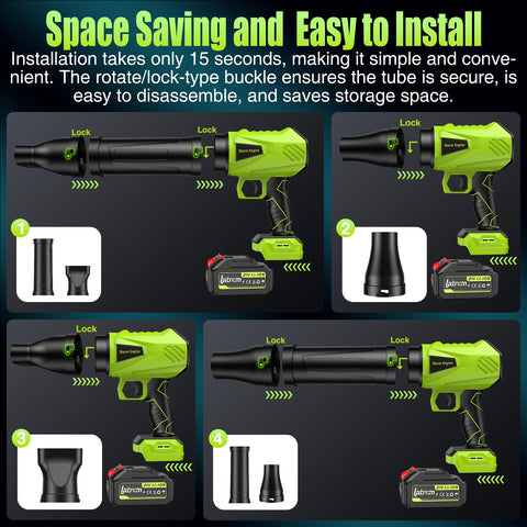Latrcm ultra-lightweight handheld design for easy one-handed use.