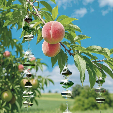 LATTHANT 3D wind spinner outdoor decor adds motion while repelling birds from patios