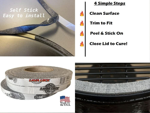 LavaLock Nomex fiber seal highlights flame-retardant materials and reliable performance.
