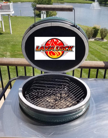 LavaLock gasket fits Large and XL Big Green Egg for snug seal.
