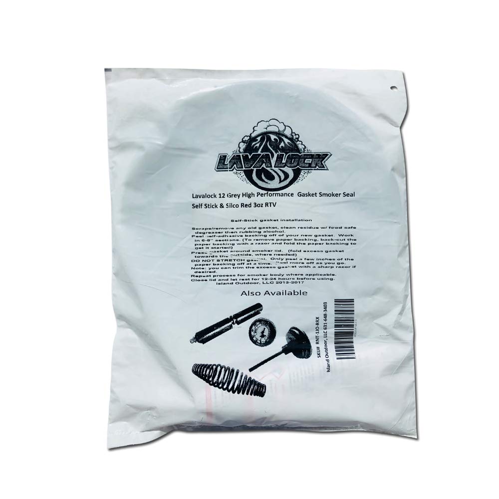 LavaLock self-stick backing allows quick installation on cook chamber seals.