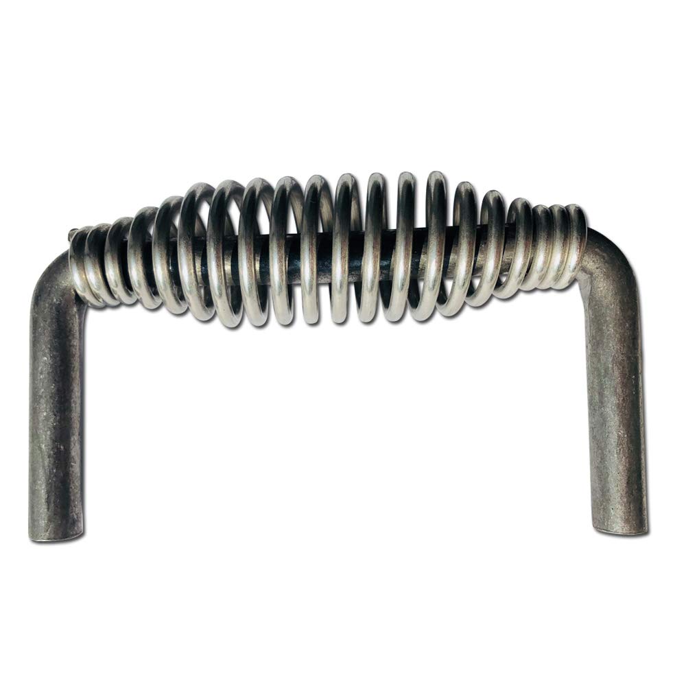 LavaLock stainless spring handle on rod offers a cool-touch grill grip.