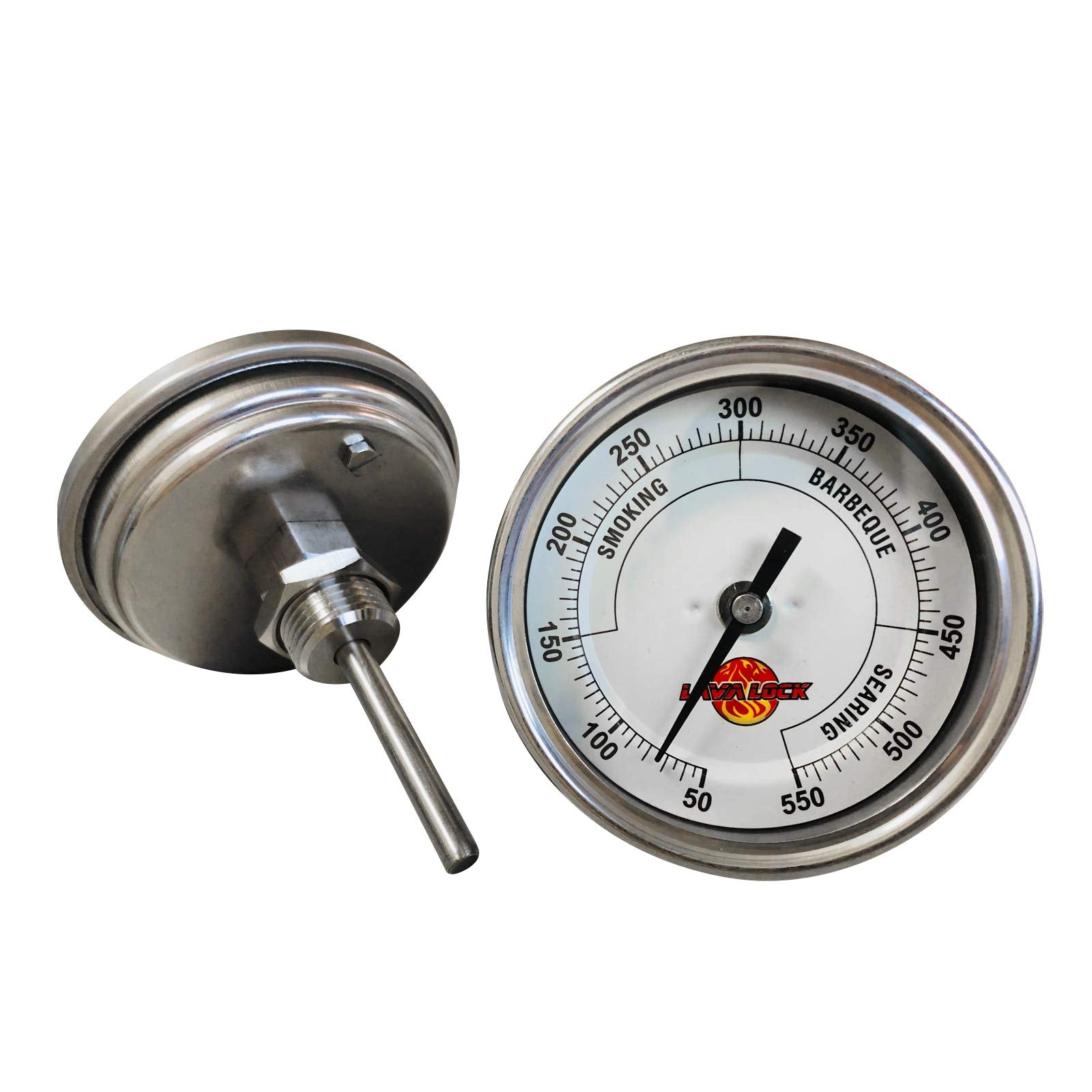 LavaLock stainless steel body resists heat and wear