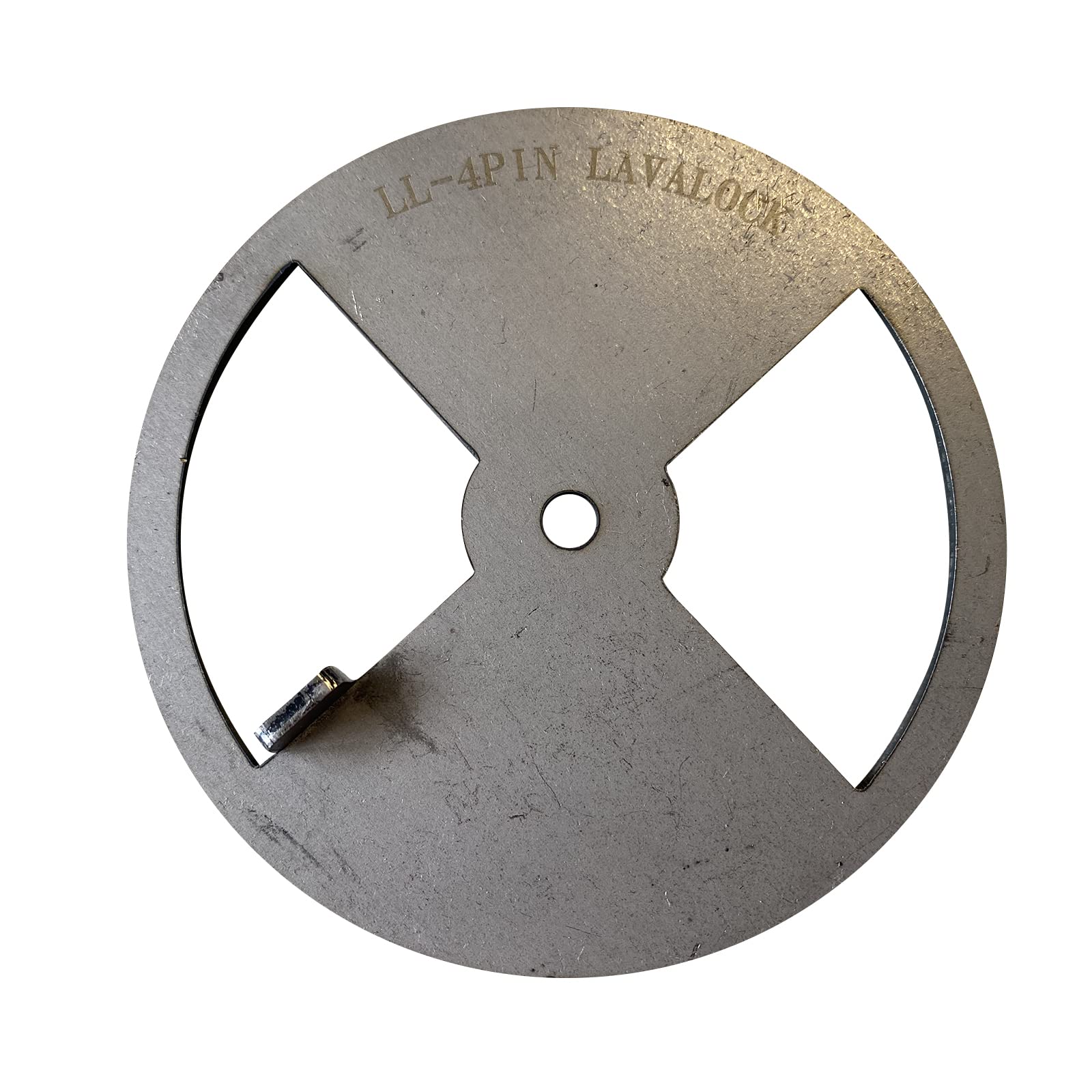 LavaLock steel pinwheel damper paintable for a custom look and protective finish.