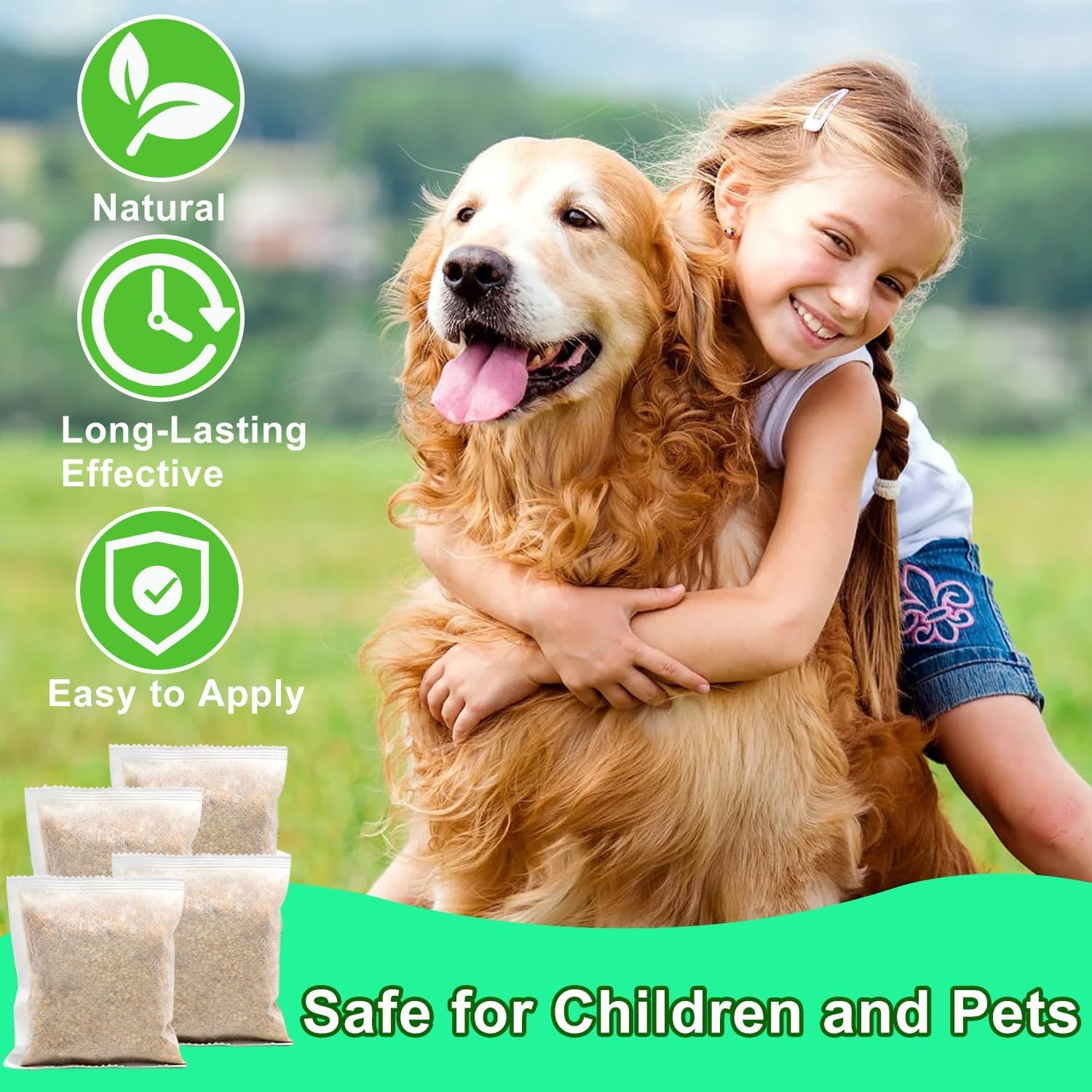 LAVANOVA Attic Squirrel Deterrent Pack reduces rodent visits in storage.