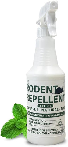 LAVANOVA Peppermint Rodent Spray bottle delivering quick, long-lasting protection.