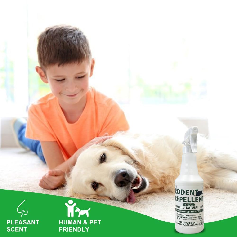LAVANOVA Peppermint strong odor image highlighting repellent scent.