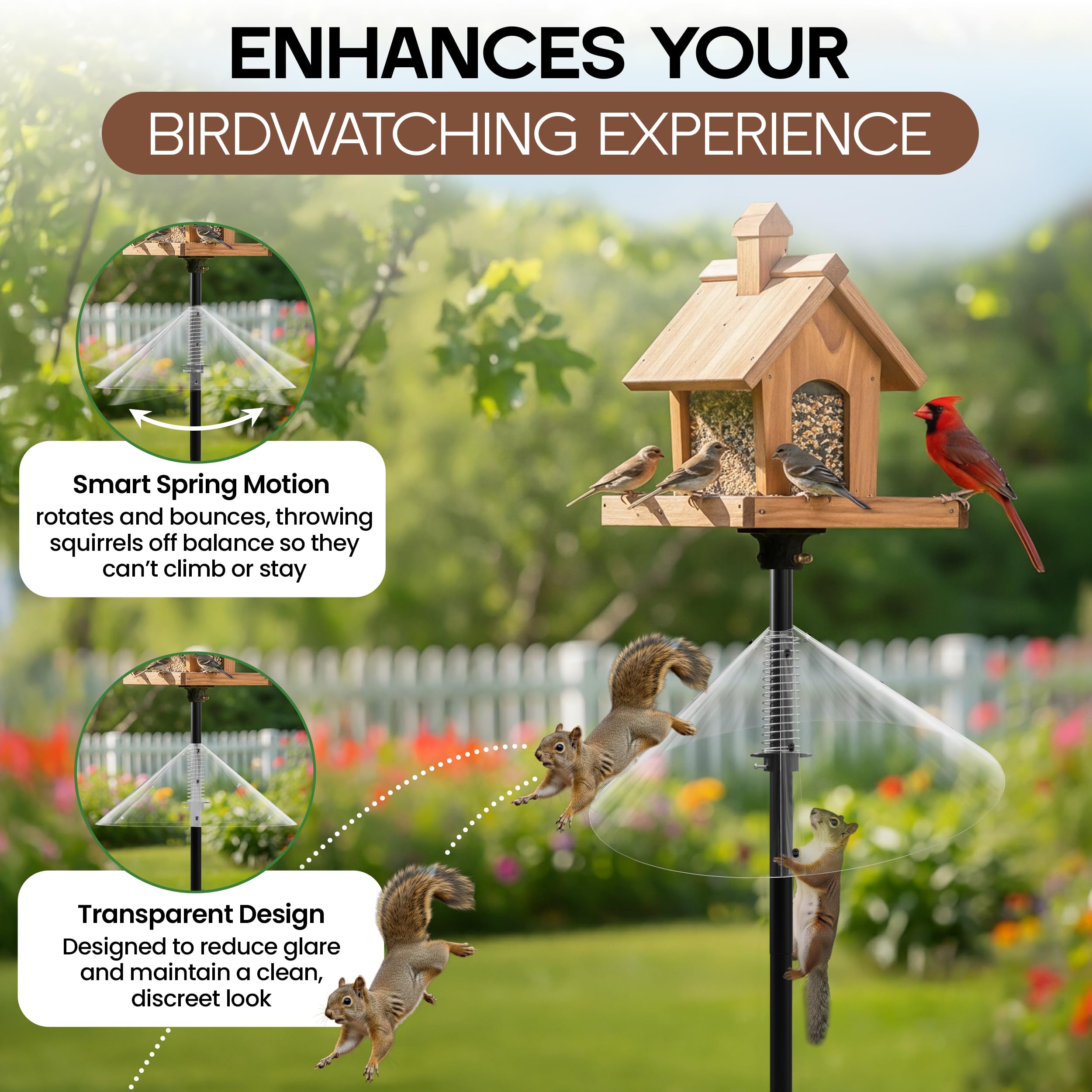 LAVDI PP-material baffle, durable and crack-resistant for outdoor use.