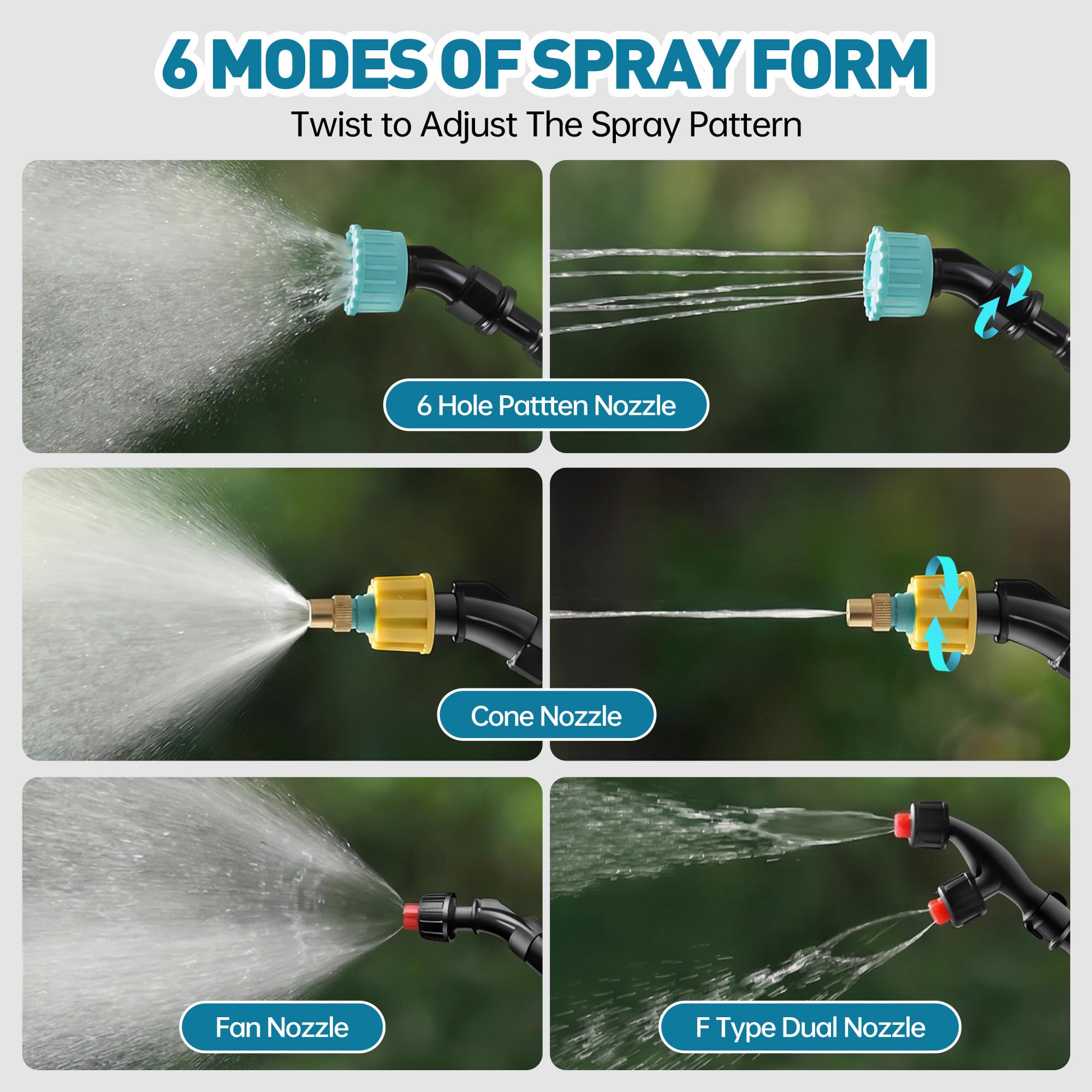 Lavendex sprayer wide fill opening facilitates quick filling and mixing.