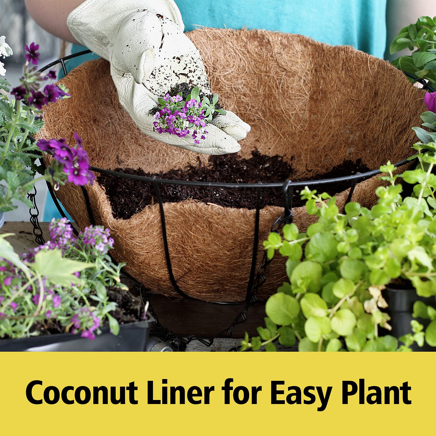 LAVEVE folding liner design for easy basket shaping and storage.