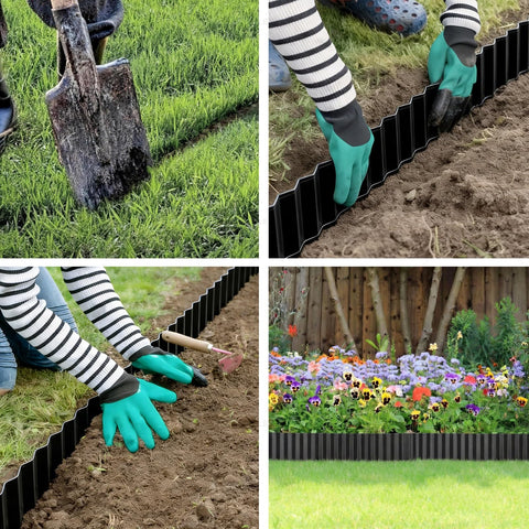 LAVEVE garden edging close-up highlighting its durability and finish.