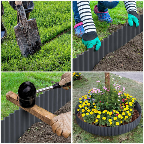 LAVEVE flower bed edge highlights modern accent and defined borders.