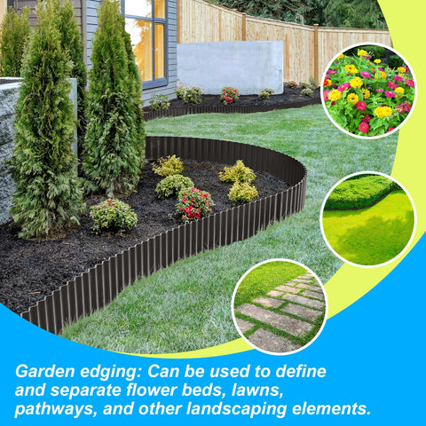 LAVEVE lawn and flower bed edging setup for tidy landscapes.