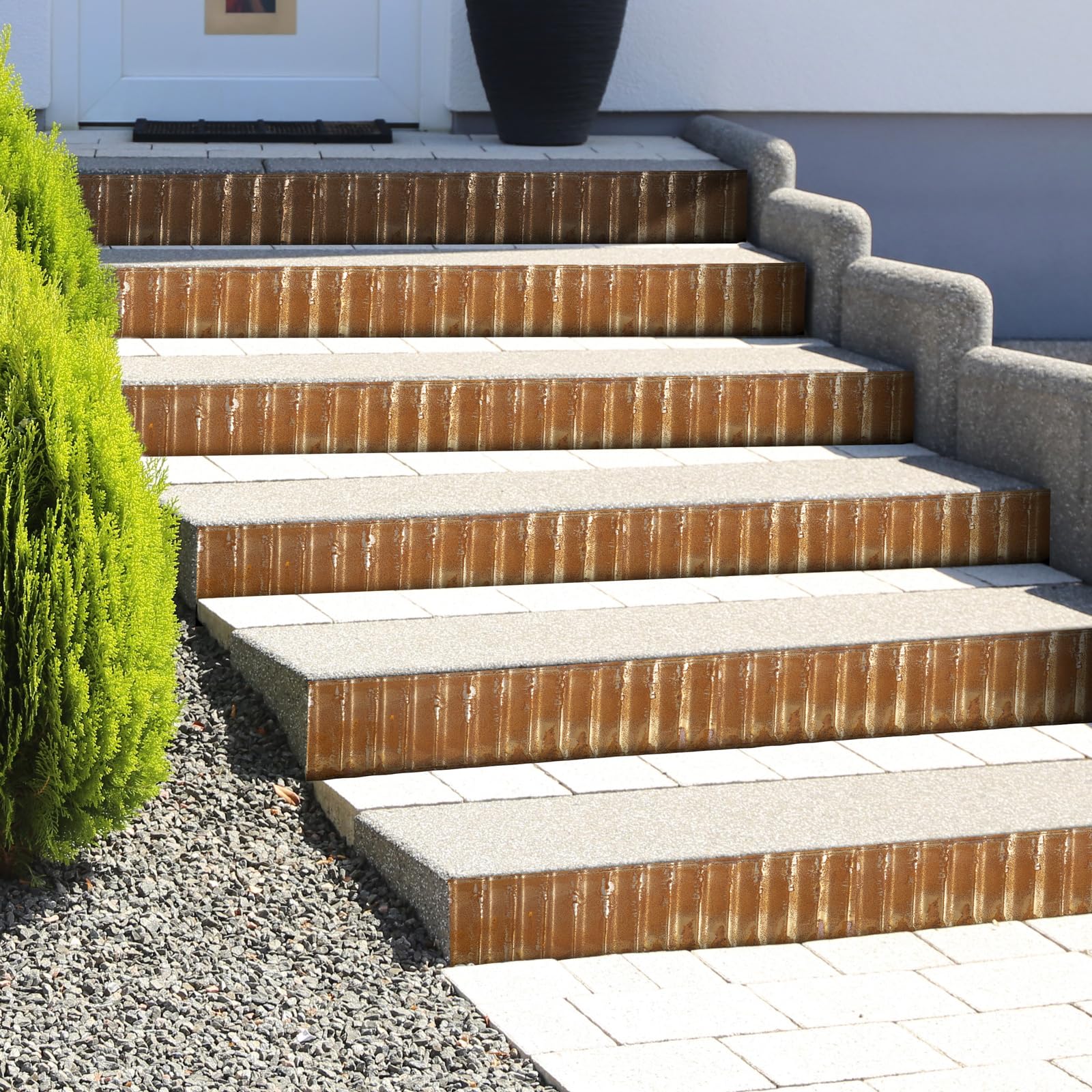 LAVEVE metal edging color options help match landscapes