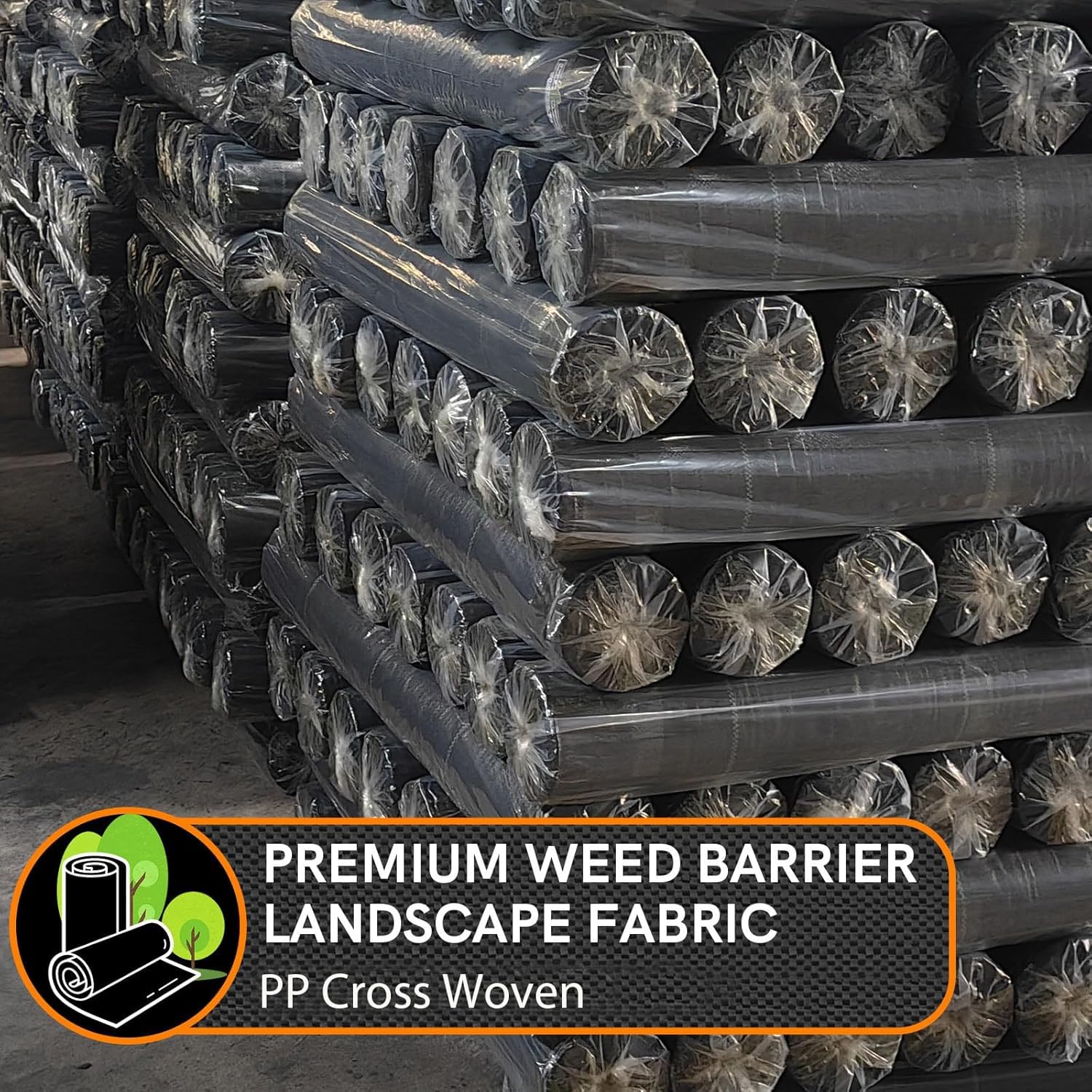 LAVEVE multi-purpose weed barrier suitable for beds, lawns, gravel, and paths.