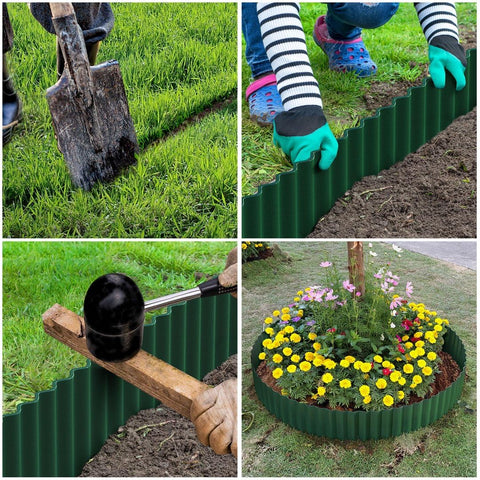 LAVEVE multipurpose landscape border green for beds and paths