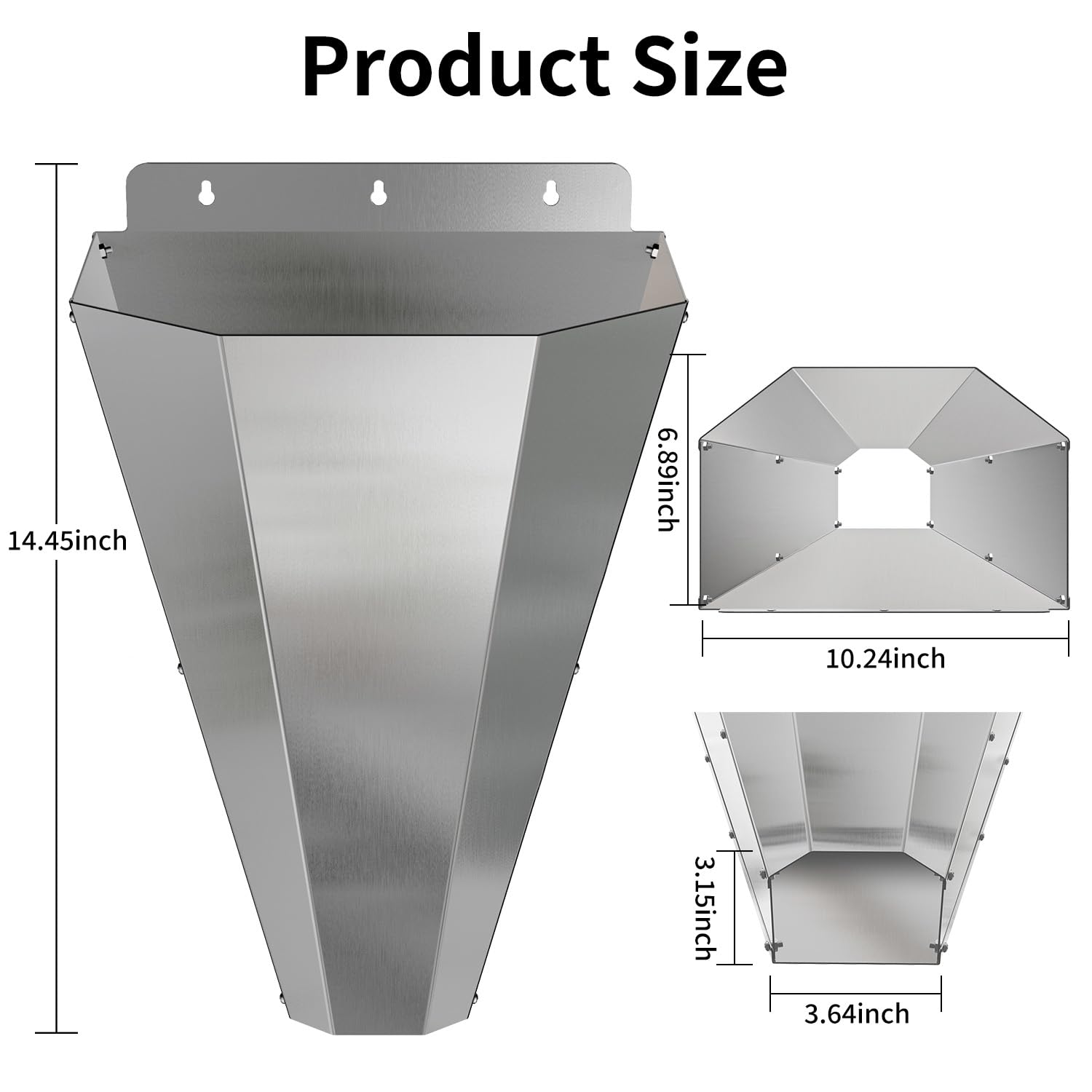 LavviTech flat-back design cone enabling secure wall mounting for a stable processing setup.