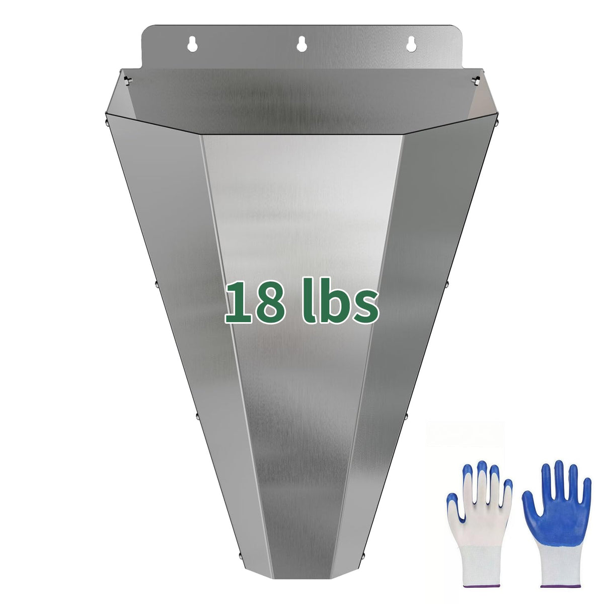 LavviTech large chicken cone assembly showcases sturdy stainless steel construction for heavy poultry.