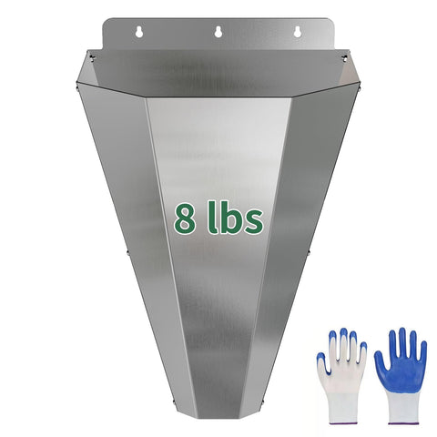 LavviTech medium chicken kill cone with stainless steel construction for up to 8 lb poultry.