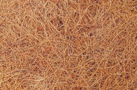 LAVZAN round coir liner texture highlights outdoor durability.
