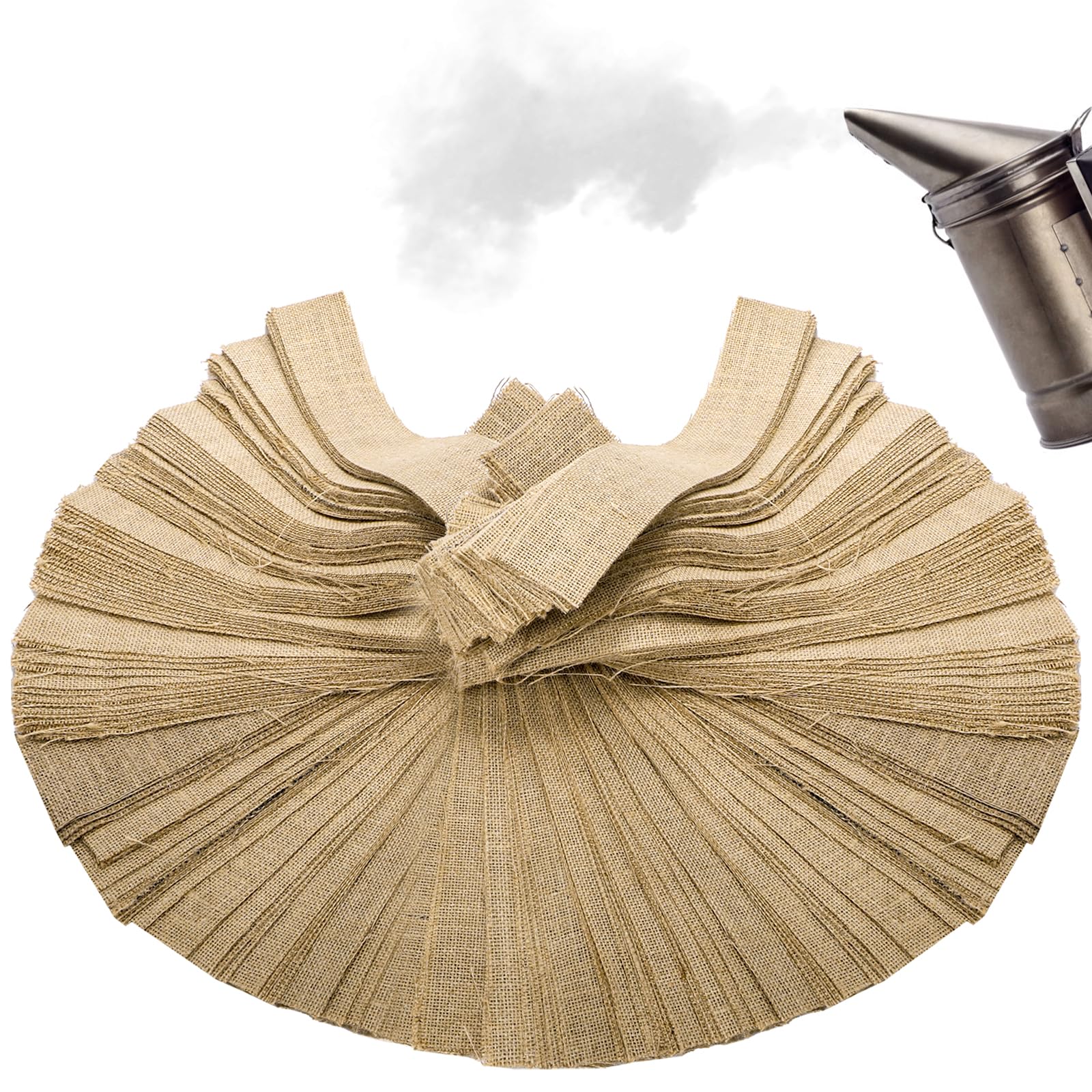 Lawei burlap smoker fuel demonstrates long burn for extended sessions
