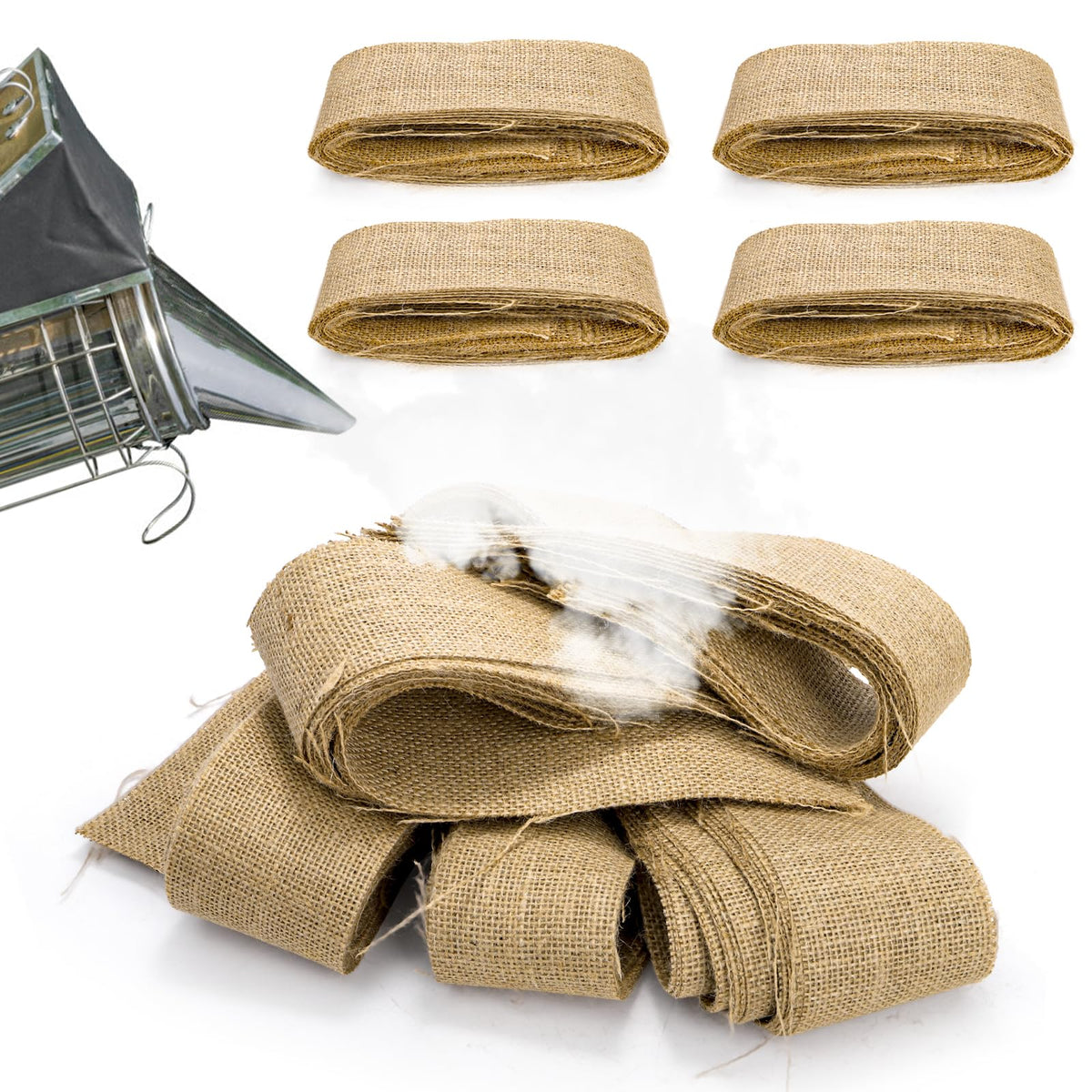 Lawei burlap smoker fuel packaging for easy storage and quick access