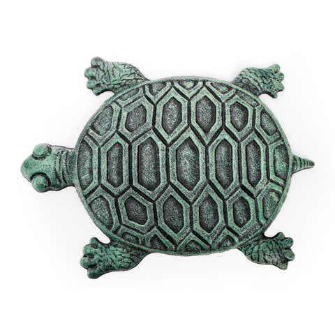 Lawei turtle stepping stone on garden path offers slip-resistant footing for wet conditions