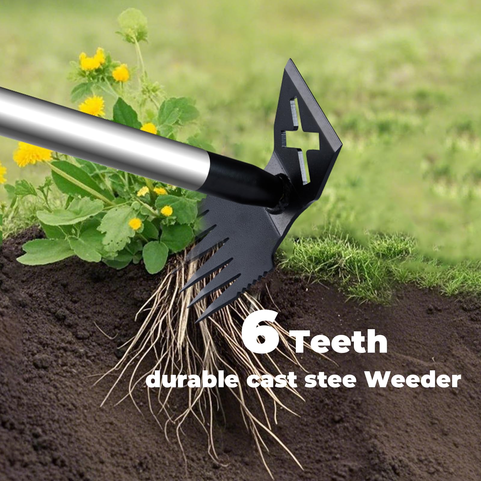 LAWFYMORI-cast-steel-head ensures durable, rust-resistant performance.