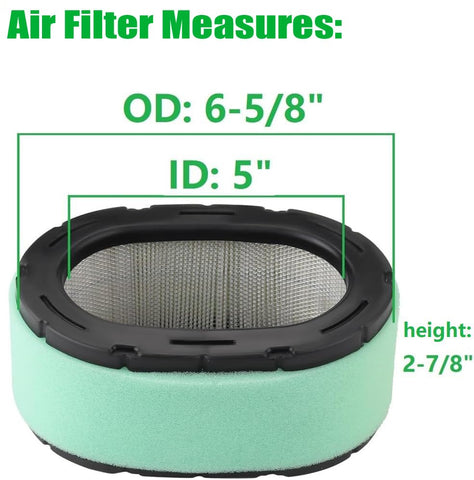 Dylawnio air filter detail showing filtration media and fit.