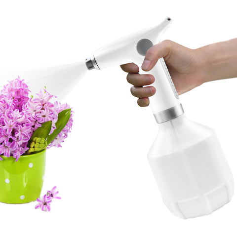 LAWNFUL electric spray bottle charging indicator and cord for convenient recharging.