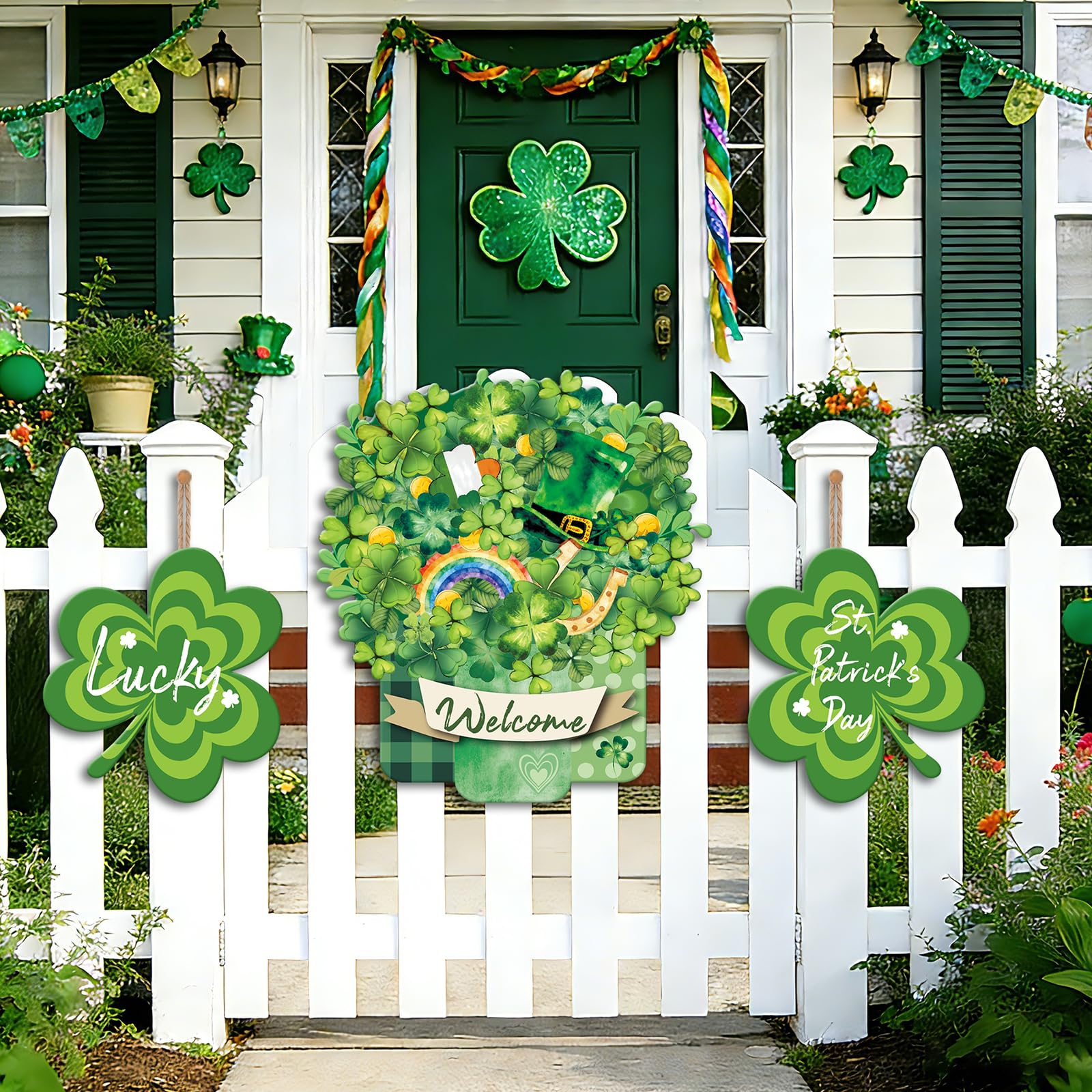 LawnIdyll vibrant green tones enhance Irish-themed outdoor spaces.