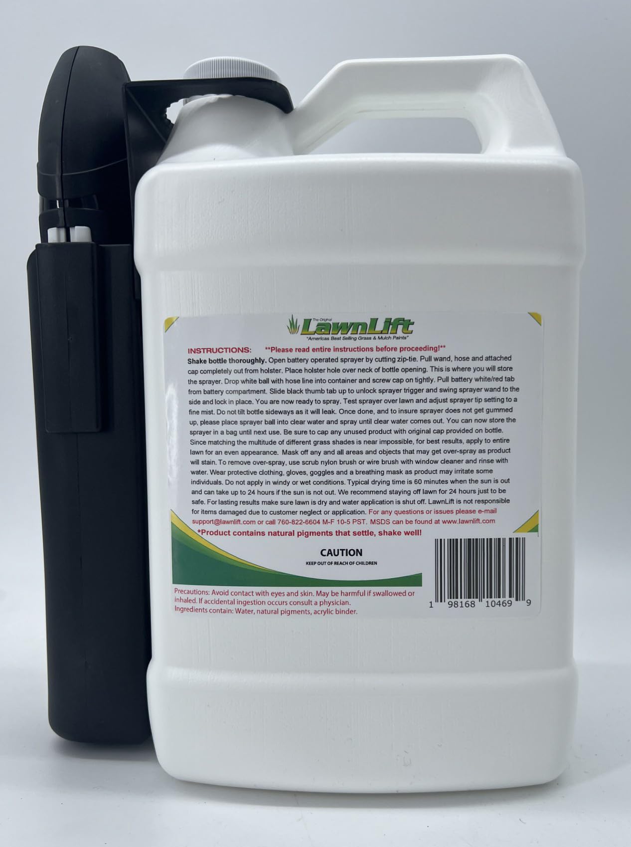 LawnLift realistic-looking finish blends with the lawn surface