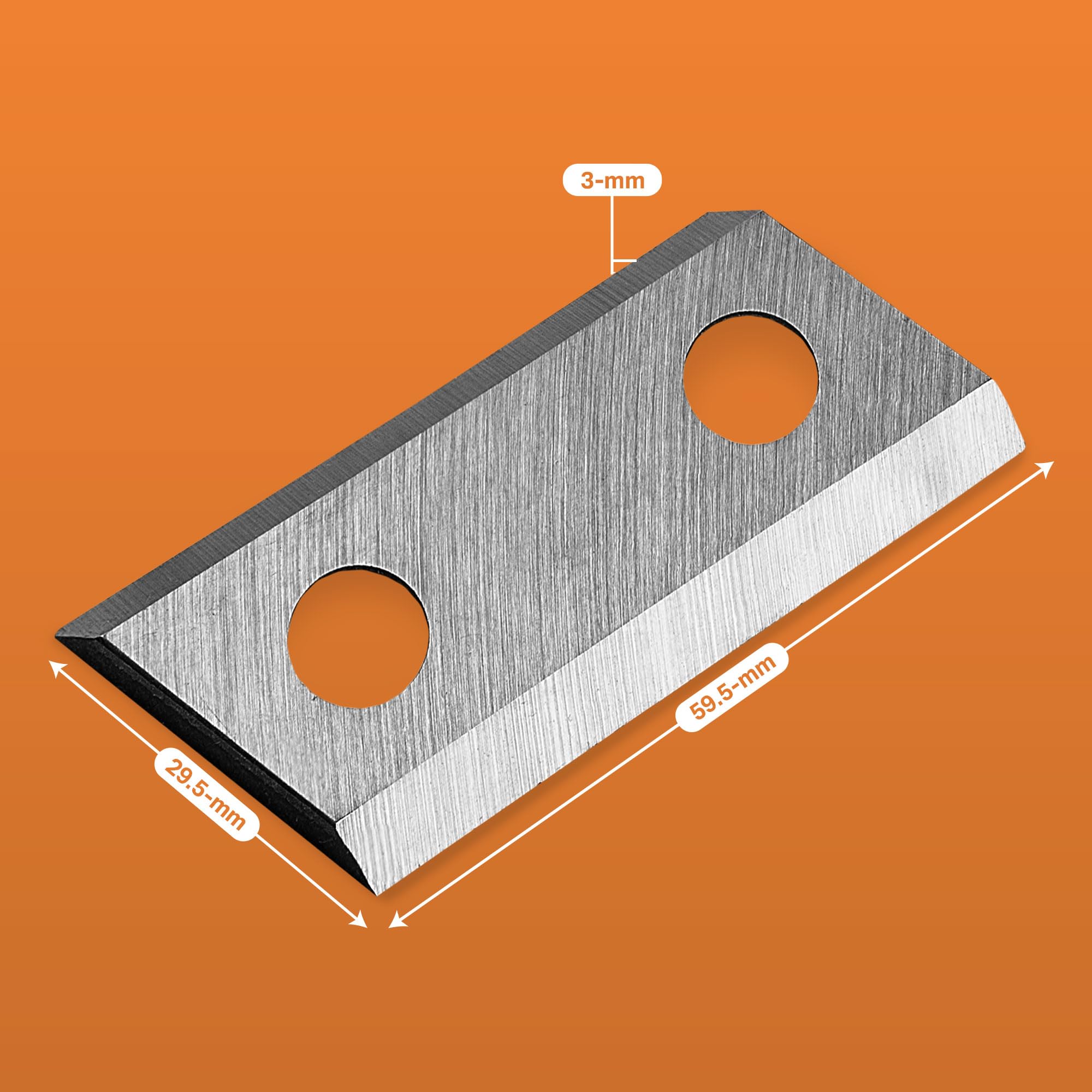 LawnMaster blade installation steps visual for fast, easy replacement.