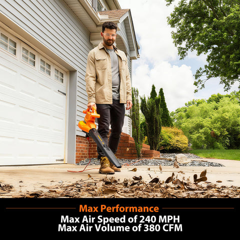 LawnMaster BV1210 lightweight design reduces fatigue.