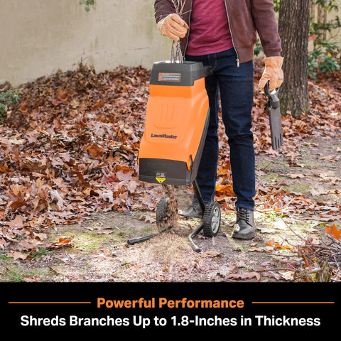 LawnMaster chipper handles branches up to 1.8 inches with these blades.
