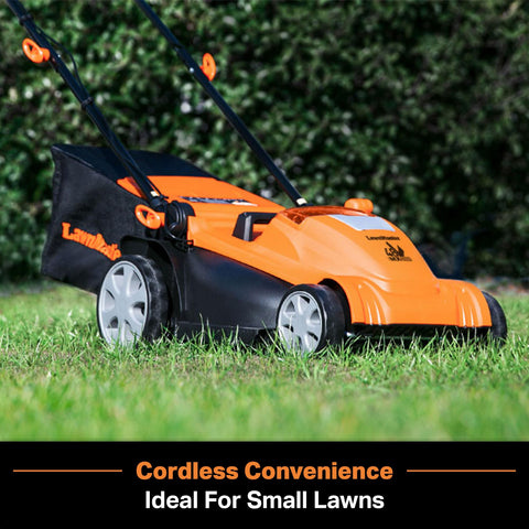 LawnMaster CLMF4815E height adjustment for precise cuts