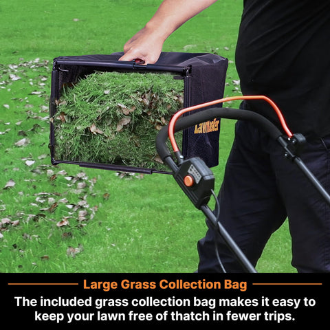 LawnMaster CLMF4815E runtime up to 35 minutes per charge