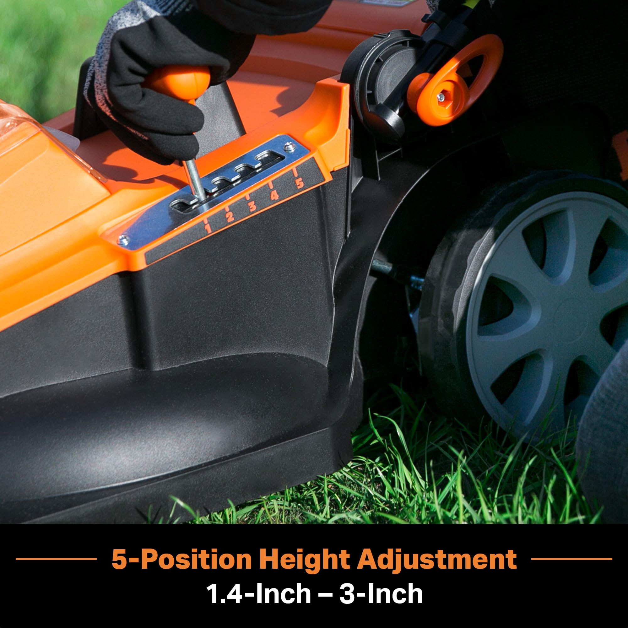 LawnMaster CLMF4817E dual charger and battery kit included