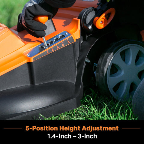 LawnMaster CLMF4817E dual charger and battery kit included