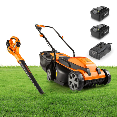 LawnMaster adjustable cutting heights from 1 inch to 2.55 inches