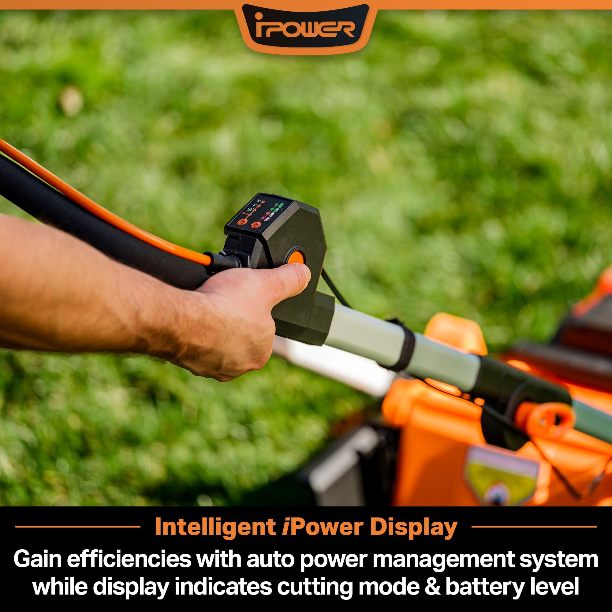 LawnMaster dual charger included for faster recharges