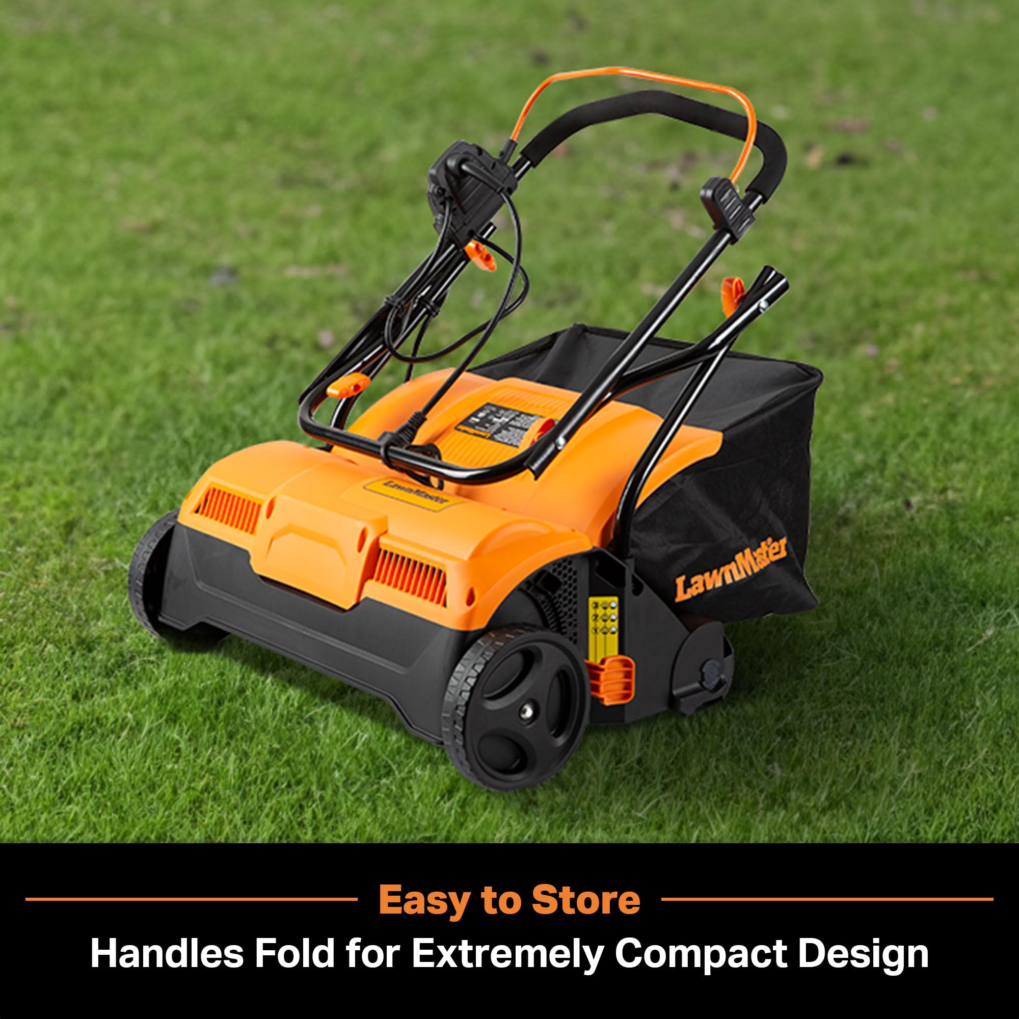 LawnMaster GVB1316 16-inch working width speeds up lawn care tasks
